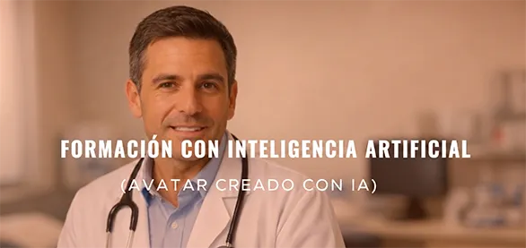 Asistente IA médico formación gemelos digitales-enclave