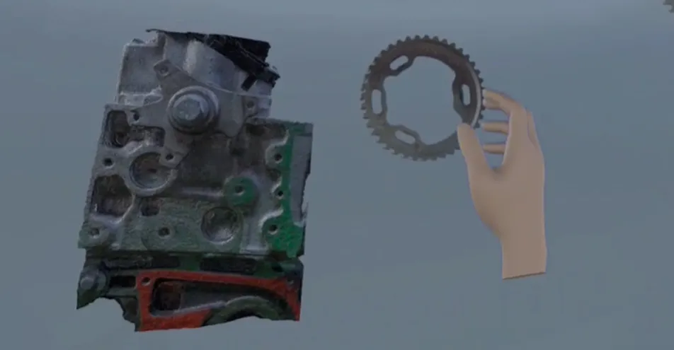 GEMELOS DIGITALES PIEZAS MOTOR